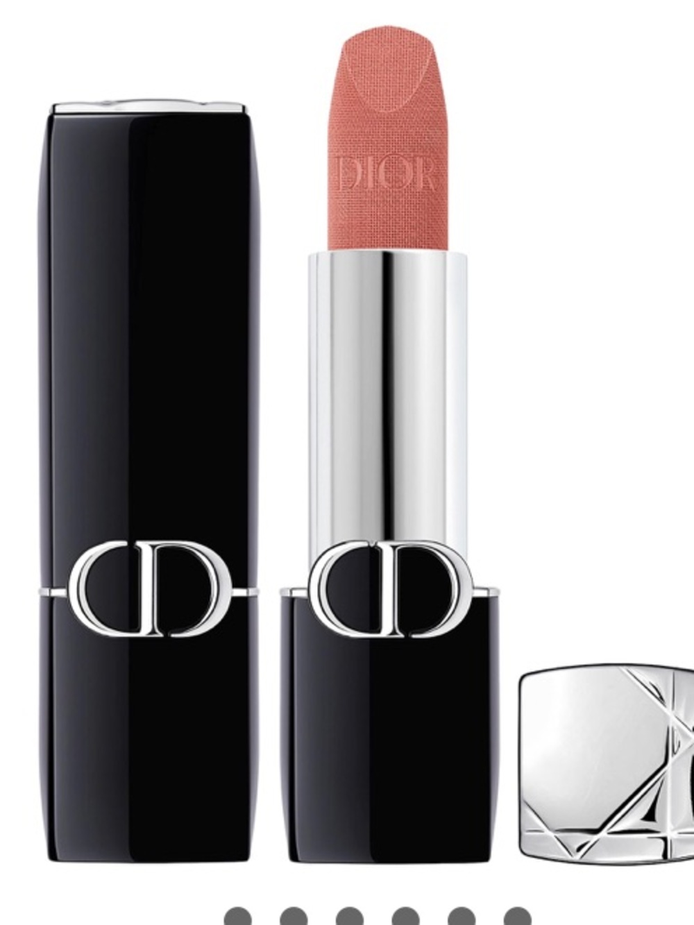 Christian Dior Rouge Dior 100 Nude Look Matte Lipstick - rosy nude